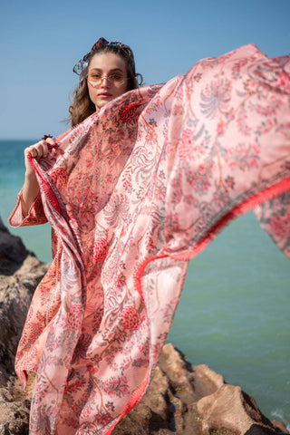 H241-16B- 3Pc - Unstitched Fabric Mahay Lawn By Sana Safinaz