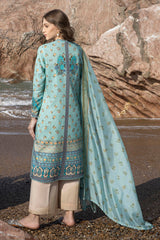 H241-17B- 3Pc - Unstitched Fabric Mahay Lawn By Sana Safinaz