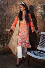 H241-18A- 3Pc - Unstitched Fabric Mahay Lawn By Sana Safinaz