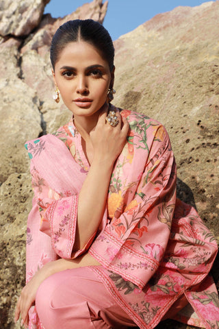 H241-19A- 3Pc - Unstitched Fabric Mahay Lawn By Sana Safinaz