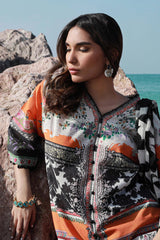 H241-27B- 3Pc - Unstitched Fabric Mahay Lawn By Sana Safinaz