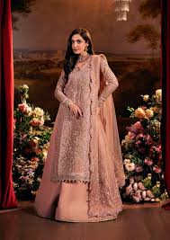 Formal Handwork Unstitched - 3 Piece Organza - Poly Net VALENTINA By ELAF SERENADE