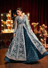 Formal Handwork Unstitched - 3 Piece Organza - Poly Net MELODIE  By ELAF SERENADE
