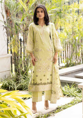 Unstitched 3-PC Embroidered Lawn By Johra | JH-226