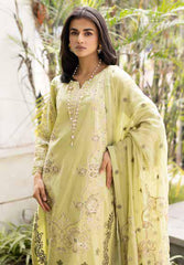 Unstitched 3-PC Embroidered Lawn By Johra | JH-226