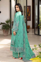 Unstitched 3-PC Embroidered Lawn By Johra | JH-223