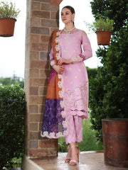 SH5-05 | 3Pc Unstitched Suit Embroidered Printed Chunri Edition Sheen By Charizma