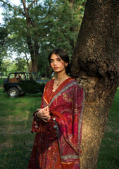 3Pc DIGITAL PRINTED SLUB KHADDAR Unstitched Suit WANDER By Elaf Premium