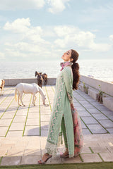 KESHI - SRLL24-02 | 3PC Unstitched Luxury Lawn By Saira Rizwan