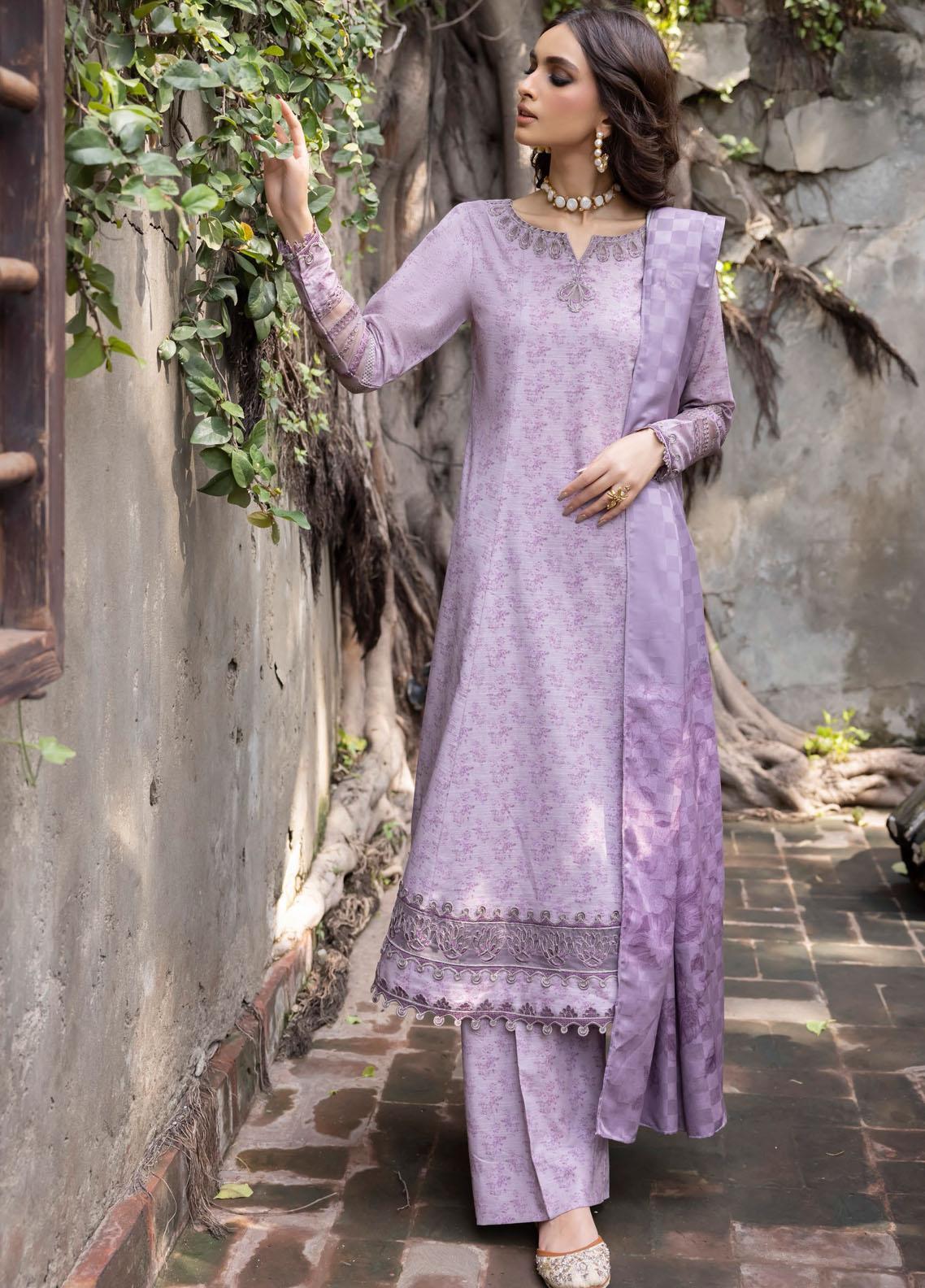 IJK 01 Abru - Jahanara By Iznik Embroidered Slub