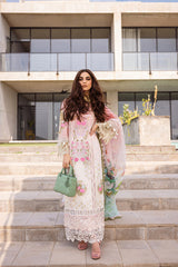 LAUREL - SRLL24-01 | 3PC Unstitched Luxury Lawn By Saira Rizwan