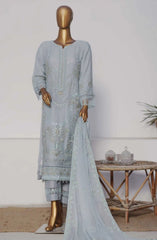 KR-1-B | 3Pc Stitched Suit Winter Luxury Chiffon Afsanay By Sadabahar