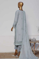 KR-1-B | 3Pc Stitched Suit Winter Luxury Chiffon Afsanay By Sadabahar
