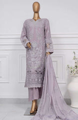 KR-02 B - Lavender | 3Pc Stitched Suit Embroidered Chiffon Festive Collection Afsanay by Sadabahar