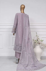 KR-02 B - Lavender | 3Pc Stitched Suit Embroidered Chiffon Festive Collection Afsanay by Sadabahar