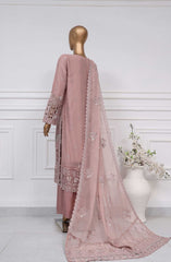 KR -02 A - Light Pink | 3Pc Stitched Suit Embroidered Chiffon Festive Collection Afsanay by Sadabahar