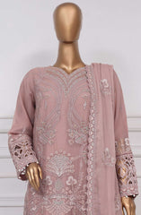 KR -02 A - Light Pink | 3Pc Stitched Suit Embroidered Chiffon Festive Collection Afsanay by Sadabahar