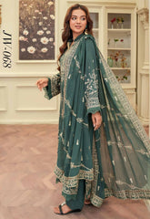 3-PC Unstitched Embroidered Rod Viscose Omid By Johra | JW-068