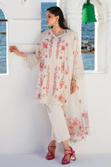 M241-01A - 3Pc - Unstitched Fabric Muzlin Lawn By Sana Safinaz