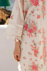 M241-01A - 3Pc - Unstitched Fabric Muzlin Lawn By Sana Safinaz