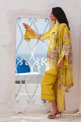 M241-06B - 3Pc - Unstitched Fabric Muzlin Lawn By Sana Safinaz