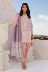 M241-15A- 3Pc - Unstitched Fabric Muzlin Lawn By Sana Safinaz