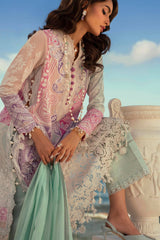 M241-15B- 3Pc - Unstitched Fabric Muzlin Lawn By Sana Safinaz