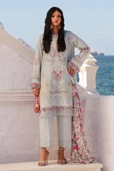 M241-19B- 3Pc - Unstitched Fabric Muzlin Lawn By Sana Safinaz