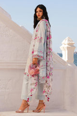 M241-19B- 3Pc - Unstitched Fabric Muzlin Lawn By Sana Safinaz