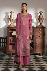 3-PC Unstitched Embroidered Lawn Mashaal By Ramsha | L-1602