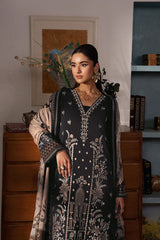 3-PC Unstitched Embroidered Lawn Mashaal By Ramsha | L-1608