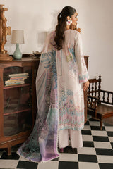 3-PC Unstitched Embroidered Lawn Mashaal By Ramsha | L-1610