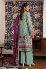 3-PC Unstitched Embroidered Lawn Mashaal By Ramsha | L-1609