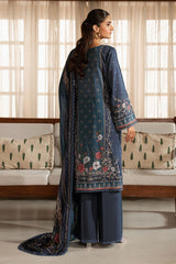 3-PC Unstitched Embroidered Lawn Mashaal By Ramsha | L-1606