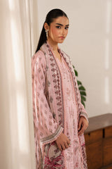 3-PC Unstitched Embroidered Lawn Mashaal By Ramsha | L-1607