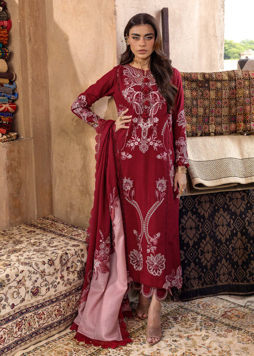 3-PC Unstitched Embroidered Karandi By Saira Shakira | FRIYA 2-A