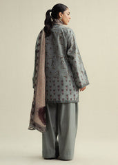 3-PC Unstitched Digital Printed Chiffon Coco By Zara Shahjahan | Fable-5B