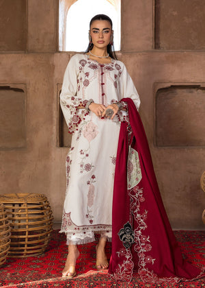 3-PC Unstitched Embroidered Karandi By Saira Shakira | CYRA 6-B
