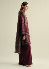 3-PC Unstitched Digital Printed Chiffon Coco By Zara Shahjahan | Rove-6B
