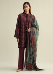 3-PC Unstitched Digital Printed Chiffon Coco By Zara Shahjahan | Rove-D6B
