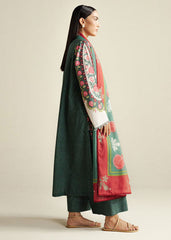 3-PC Unstitched Digital Printed Chiffon Coco By Zara Shahjahan | Sol-9A