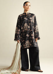 3-PC Unstitched Digital Printed Chiffon Coco By Zara Shahjahan | Daisy-D8B