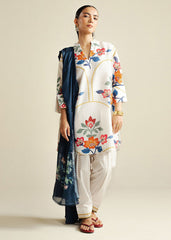 3-PC Unstitched Digital Printed Chiffon Coco By Zara Shahjahan | Loom-D3A