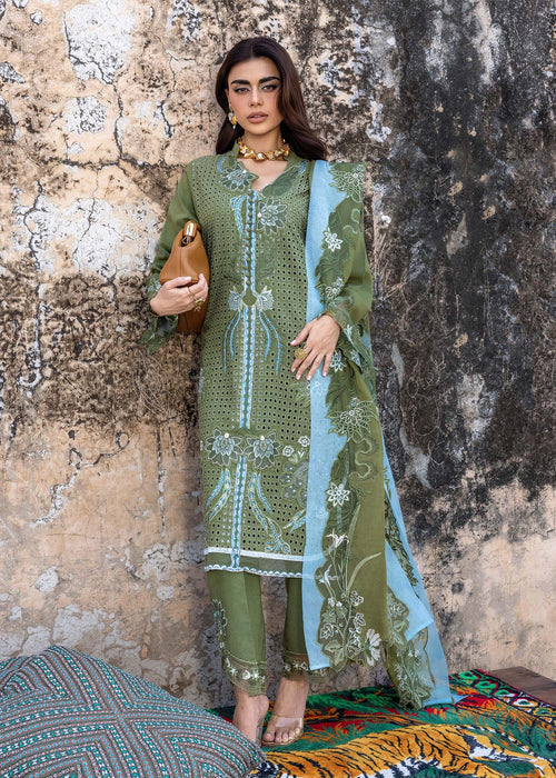 3-PC Unstitched Embroidered Karandi By Saira Shakira | GULNAAR 4-B