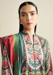 3-PC Unstitched Digital Printed Chiffon Coco By Zara Shahjahan | Sol-D9A
