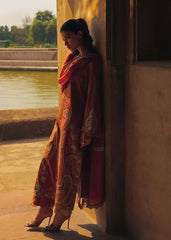 3-PC Unstitched Embroidered Karandi By Saira Shakira | AFSANEH 5-B