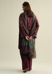 3-PC Unstitched Digital Printed Chiffon Coco By Zara Shahjahan | Rove-6B