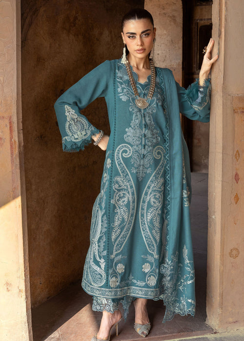 3-PC Unstitched Embroidered Karandi By Saira Shakira | AFSANEH 5-A