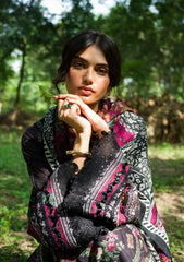 3Pc DIGITAL PRINTED SLUB KHADDAR Unstitched Suit TWILIA By Elaf Premium