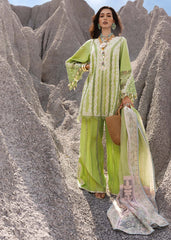 Unstitched 3-PC Luxury Lawn Silk Dupatta By Saira Shakira | NADINE-B